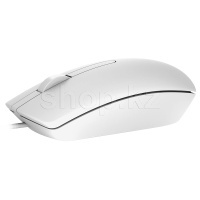 Dell MS116, White, USB тінтуірі