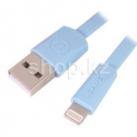 Apple Lightning Usams SJ-199, 1.2m, Blue интерфейс кабелі