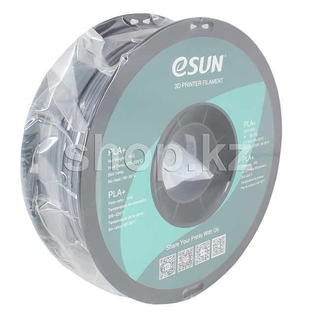 Картридж eSUN 3D Filament PLA+, 1.75 мм, Grey