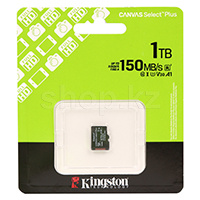 Карта памяти Micro SDXC 1Tb Kingston Canvas Select Plus, Class 10 UHS-I U3