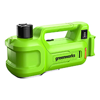 Домкрат аккумуляторный Greenworks G24JACK, 3000 кг, без аккумулятора и ЗУ