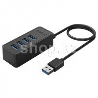 USB HUB 4-port USB 3.0 Orico W5P-U3-100, Black