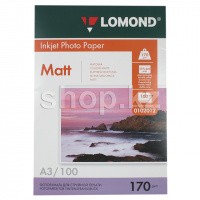 Lomond A3, 170г/м2, 100 парақ, күңгірт, қағазы