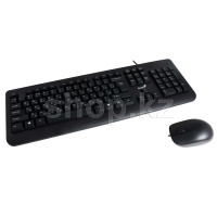Клавиатура Genius KM-160, Black, USB + мышь (SN:X0H95696104966)