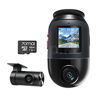 Видеорегистратор автомобильный 70mai Dash Cam 4K Omni HDR Set X800-2, Black