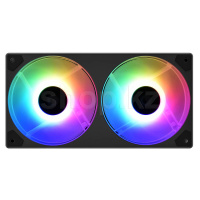 ID-Cooling ICEFAN 240 ARGB, 12cm, Black корпусына арналған желдеткіш