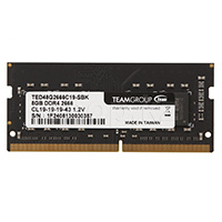 SO-DIMM 8GB DDR4 PC19200/2666Mhz Team Group ELITE, BOX (TED48G2666C19-S01)