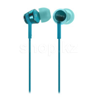 Гарнитура Sony MDR-EX155AP, Light Blue
