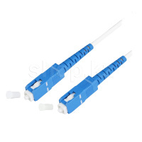 Patch cord талшықты-оптикалық SС-SС (LSZH) SHIP, 5m, OEM, White