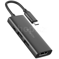 USB Type-C Multi Function 4in1, A4Tech DST-40C, BOX адаптерi