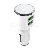 Зарядное устройство LDNIO DL-C29, автомобиль, USB + кабель USB Type-C