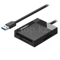 Картридер UGREEN USB 3.0 All-in-One, Black