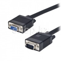 VGA 15M/15F, экрандалған (ұзартқыш), 3m, BOX кәбілі