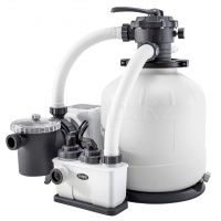 INTEX Krystal Clear QX2100 26676 хлоргенераторы бар құмды сүзгіш сорғы