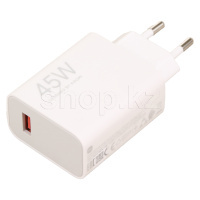 Зарядное устройство Xiaomi Turbo Charging Power Adapter Type-A MDY-17-EF, 45W, White
