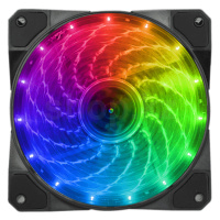 GameMax FN-12Rainbow-M ARGB, 12cm, Clear-Black корпусына арналған желдеткіш