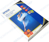 Бумага Epson A6 (10x15), 50 листов, глянцевая