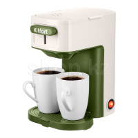 Kitfort КТ-7618, White-Green кофеқайнатқышы