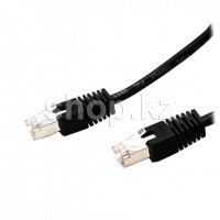 Patch cord RJ-45 5е cat SHIP, FTP, 1m, OEM, Black