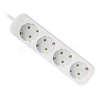 Удлинитель Defender E430, 4 розетки, 3м, White