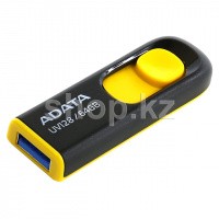 USB 64Gb ADATA UV128, USB 3.2, Black-Yellow флешкасы