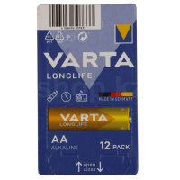 Varta AA LR6 Longlife, 1.5V (12 дана) батареясы