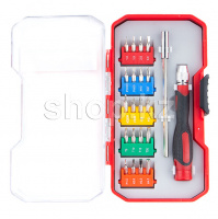 Отвертка с набором бит Cablexpert TK-SD-225, 22 предмета