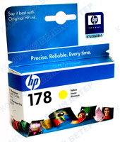 Картридж HP CB320HE No 178, yellow