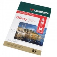 Lomond A4, 85г/м2, 100 парақ, жылтыр, бір жақты, қағазы