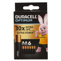 Duracell Optimum AA MX1500, 1.5V (6 дана), батареясы