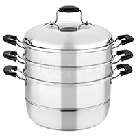 Мантоварка-пароварка Lara LR03-40, 28 см, 11 л, с крышкой