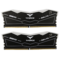DDR-5 DIMM 32 GB 6000 MHz Team Group T-Force Delta RGB, 2x 16 GB Kit, Black, BOX