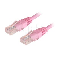 Patch cord RJ-45 5е cat Cablexpert PP12-0.5M/RO, UTP, 0.5m, Pink