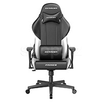 Кресло игровое компьютерное DXRacer Prince GC/LPF24LTC/NW, Black-White