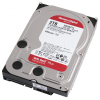 Жесткий диск 2000 Gb Western Digital (WD20EFZX), 3.5", 128Mb, SATA III, Red Plus