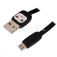 Кабель интерфейсный для Micro USB Usams SJ-233, 1.2m, Black