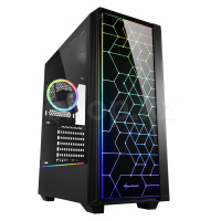 Корпус Sharkoon RGB LIT 100, Black