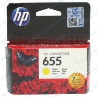 Картридж HP CZ112AE No 655, Yellow