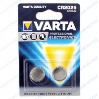 Varta Electronics CR2025, 3V 2 дана , батареясы