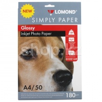 Lomond A4, 180г/м2, 50 парақ, жылтыр, бір жақты, қағазы