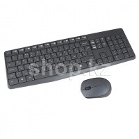 Клавиатура Logitech MK235, Grey, USB + мышь