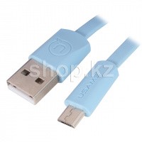 Кабель интерфейсный для Micro USB Usams SJ-201, 1.2m, Blue