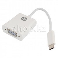 Переходник USB Type-C - VGA, HP HP037GBWHT0TW, BOX