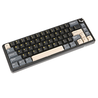 Клавиатура Attack Shark X66, Strawberry Switch, Star Black, USB