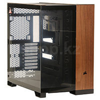 Корпус Corsair 6500X, Black - Walnut Wood