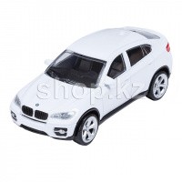 Металлическая машинка Rastar BMW X6, White