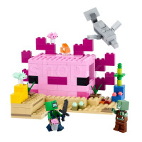 Конструктор Lego, Minecraft: Дом Аксолотля