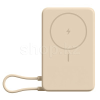 Power bank Xiaomi Magnetic WPB1007Z, 10000 mAh, Beige