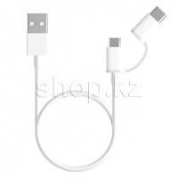 Micro USB Type-C, Xiaomi SJX02ZM, 1m, White интерфейс кабелі
