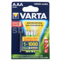 Varta AAA HR03, 1000mAh/1.2V 2 дана , аккумуляторы